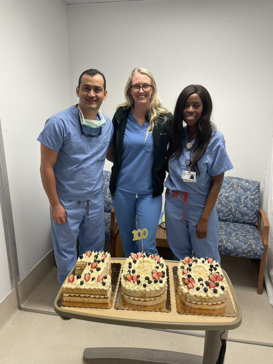 Another great milestone for the @CCIndianRiver HVTI, our team completed 100 LAAOs procedure. Thank you to all team members for all your efforts to make our program very successful! @CleveClinicFL @CleClinicHVTI @MistyBlueMD