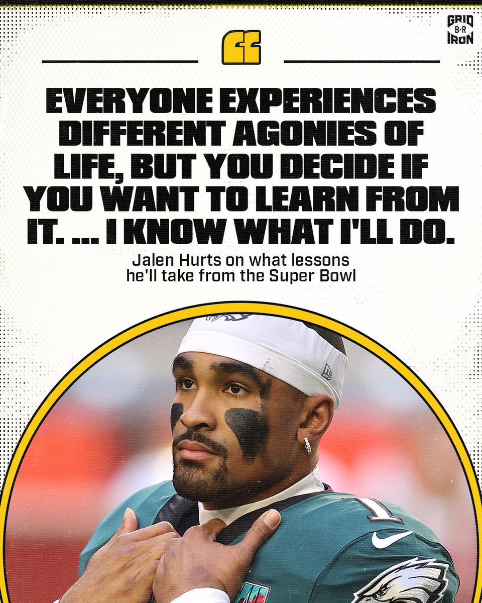 BleacherReport's tweet photo. Jalen reflects on the Super Bowl loss 💯 

(via @NFL) https://t.co/KGSiIMVtG0