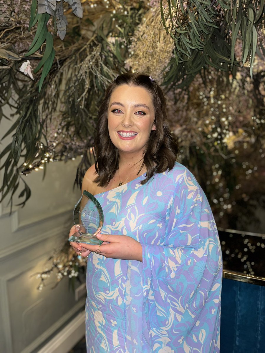 So delighted to have won Wedding Artist of the Year at the Brides of Munster awards night last night. Such a lovely feeling and a fabulous night. Thanks so much to everyone who voted for me.🌸✨