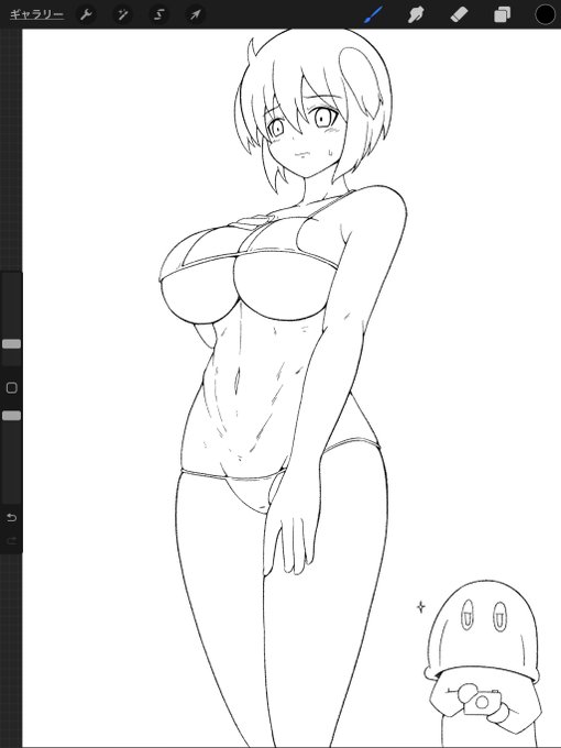 線画。

塗る。 https://t.co/asYDXbJJBZ 