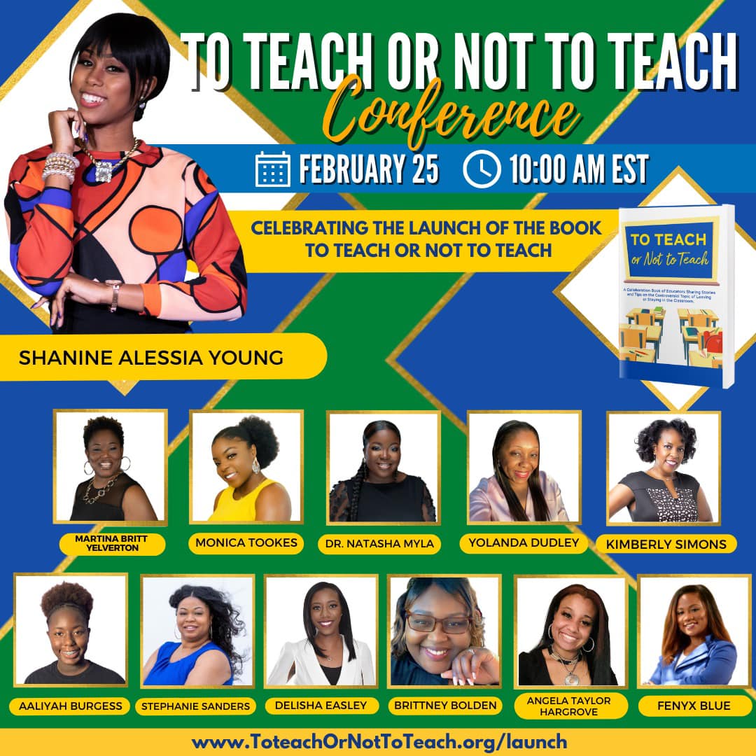 The #BrandMaster is a featured Author & Speaking in the #ToTeachOrNotToTeach Virtual AND In-Person Conference ... and I have a question... What QUESTION would you want answered from a teachers perspective on 'staying in' or 'leaving' the classroom? Drop it 👇