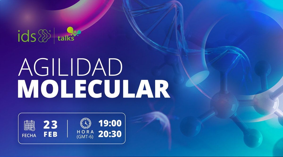 idscomercialTI's tweet photo. ¿Qué tiene que ver la agilidad con el ADN?
Si tú también tienes curiosidad por este tema, regístrate y únete a la conversación.

https://t.co/sqaSM6NKuH | 23.02.23 | 19:00 a 20:30 h (CDMX) https://t.co/bYGS9x0Mta