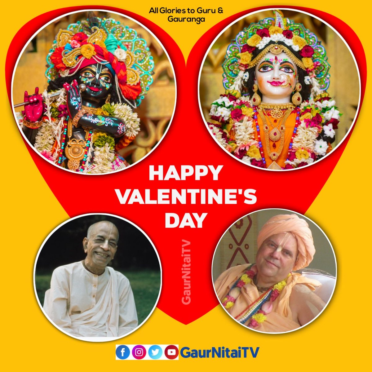 Happy Valentine's Day
.
.
.
.
.
#valentines #valentinesday2023 #GaurNitaiTV #Iskcon #devotional #harekrishnamovement #harekrishna  #ValentinesDayChallenge