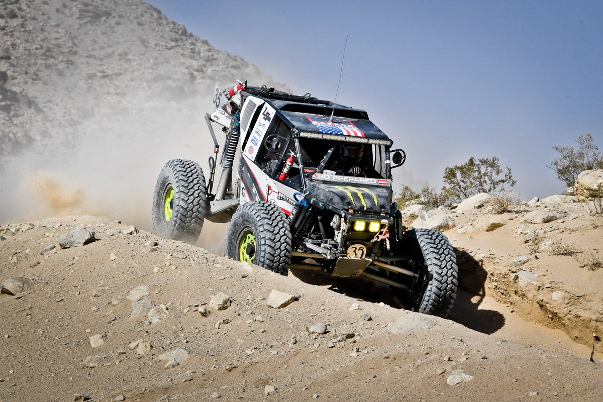 STORIES FROM #KOH2023: Brother & sister Wayland Campbell & Bailey Campbell had a rough road leading up to KOH, w/ both of their cars suffering from engine failure. In a car loaned from @LeviShirley, they starting dead last of 104 vehicles & finished 20th overall!