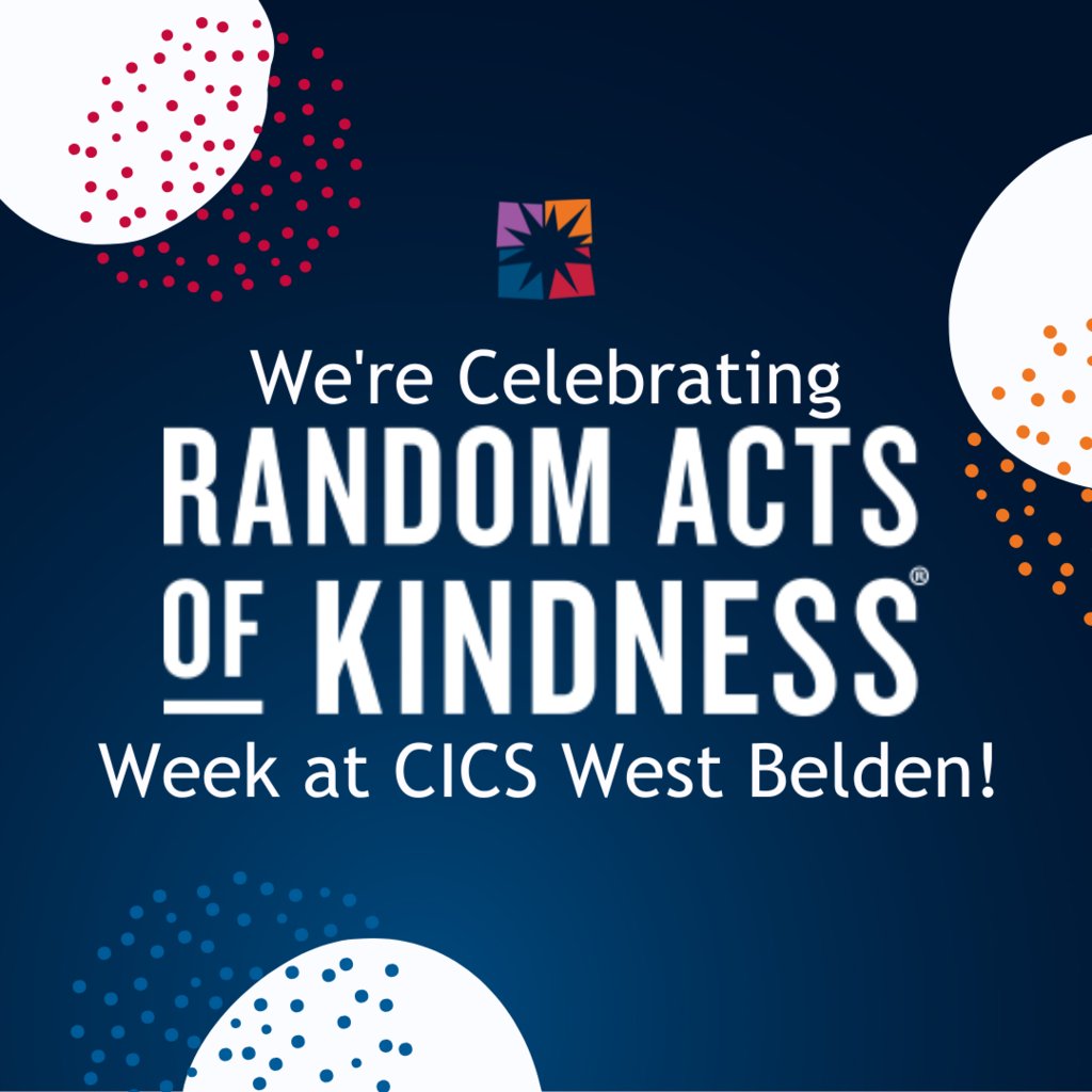 This week is Random Acts of Kindness Week! We encourage our students to practice kindness all year round, but this week is a great time to reflect on all the ways we can care for each other. What are some ways you will show kindness this week?