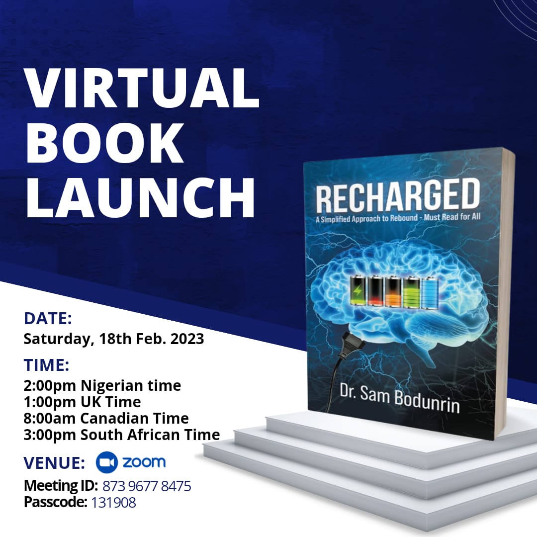 Do not be gratified with mediocrity, build your mind with "Recharged". Keep the date.
