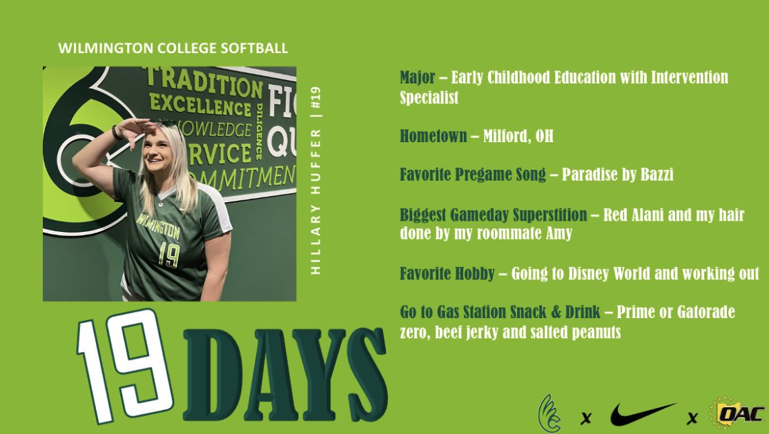 DubC_Softball's tweet photo. Keeping a lookout for season👀 19 Days 💚🐾🥎 #WolfPack https://t.co/pdl65H8BOs