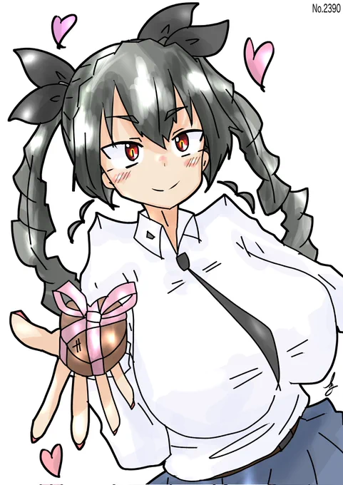 [ハッピーバレンタインアンチョビ]#1日1ドゥーチェ 