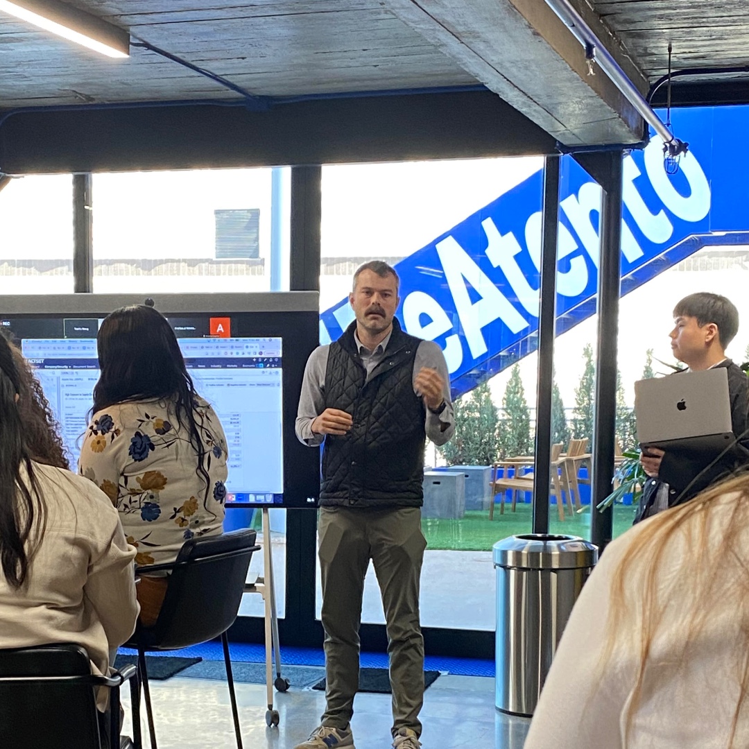 atentocapital's tweet photo. At #AtentoCapital we believe in pushing ourselves to continue to learn.
Pictured: Managing Partners @BaschNYC & @WillGray7 download the team on essential #investment tools and #insights. Learn more about our team: https://t.co/zOnnObzys9 https://t.co/qBbnJUkwyR