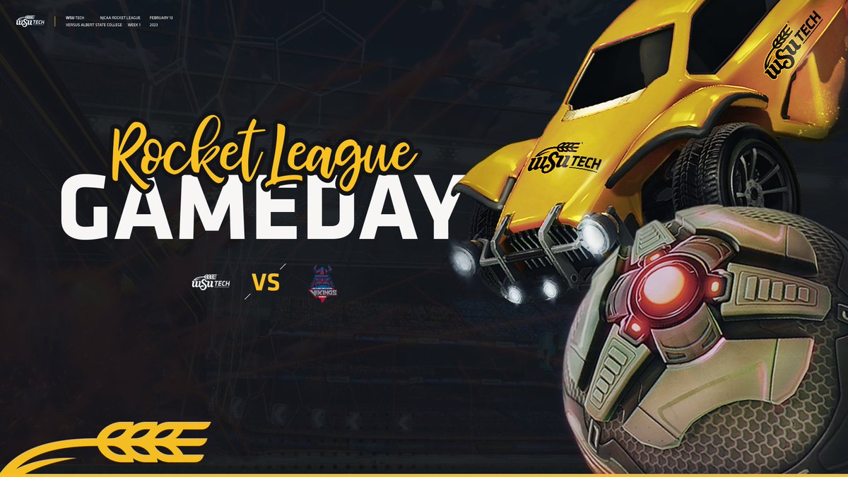 🚨 ROCKET LEAGUE DEBUTS TONIGHT
🆚 <a href="/CarlAlbertState/">Carl Albert State College</a> 

#WSUTRL