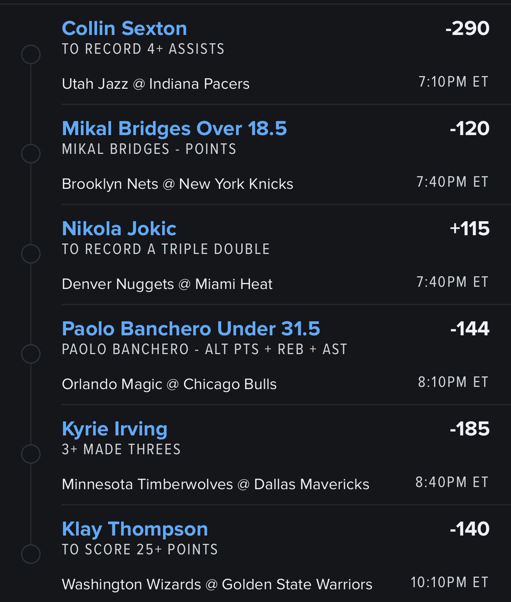Barry_Bets329's tweet photo. Took a little break but I’m back… here’s a couple of slips I’ll be playing tonight, let’s start this week off right! 💸#HaveADay #gamblingtwitter #NBA https://t.co/65p4oqy7SH