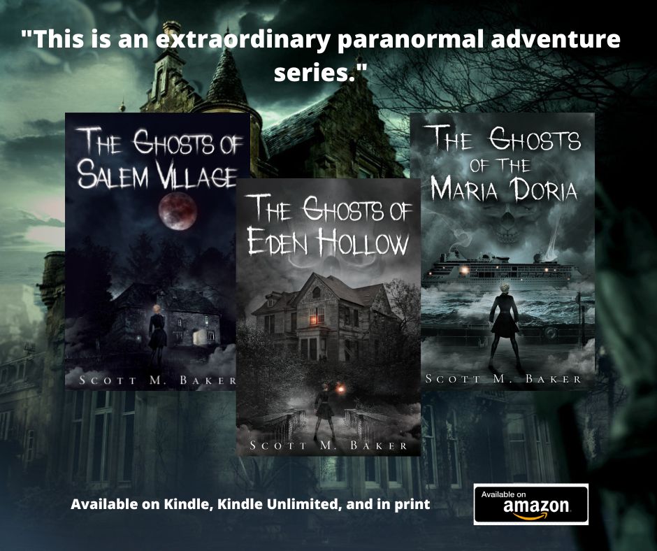 Looking for a paranormal story that will send chills down your spine? Check out my paranormal series in which Tatyana, her ghostly colleague Nick, and her dog Nostradamus become involved in spiritual cleansings of increasingly malevolent spirits. 

amazon.com/dp/B0B36XPFCZ