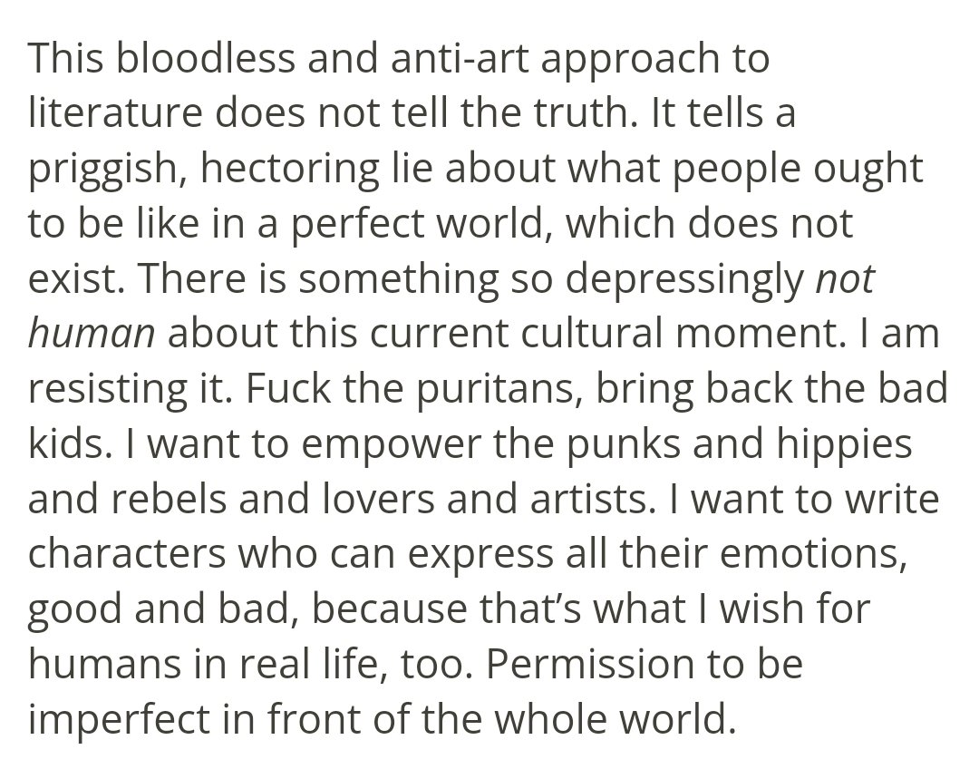 V8Sheppard's tweet photo. After not doing any interviews for months, turns out I was very ready to come out swinging against the weird renaissance of moral puritanism in literature. 🤘🤘 

Thank you to Julie Hosking for this new interview in Seesaw Magazine here: https://t.co/rbDesj6Q9L https://t.co/N8nFAvciYK