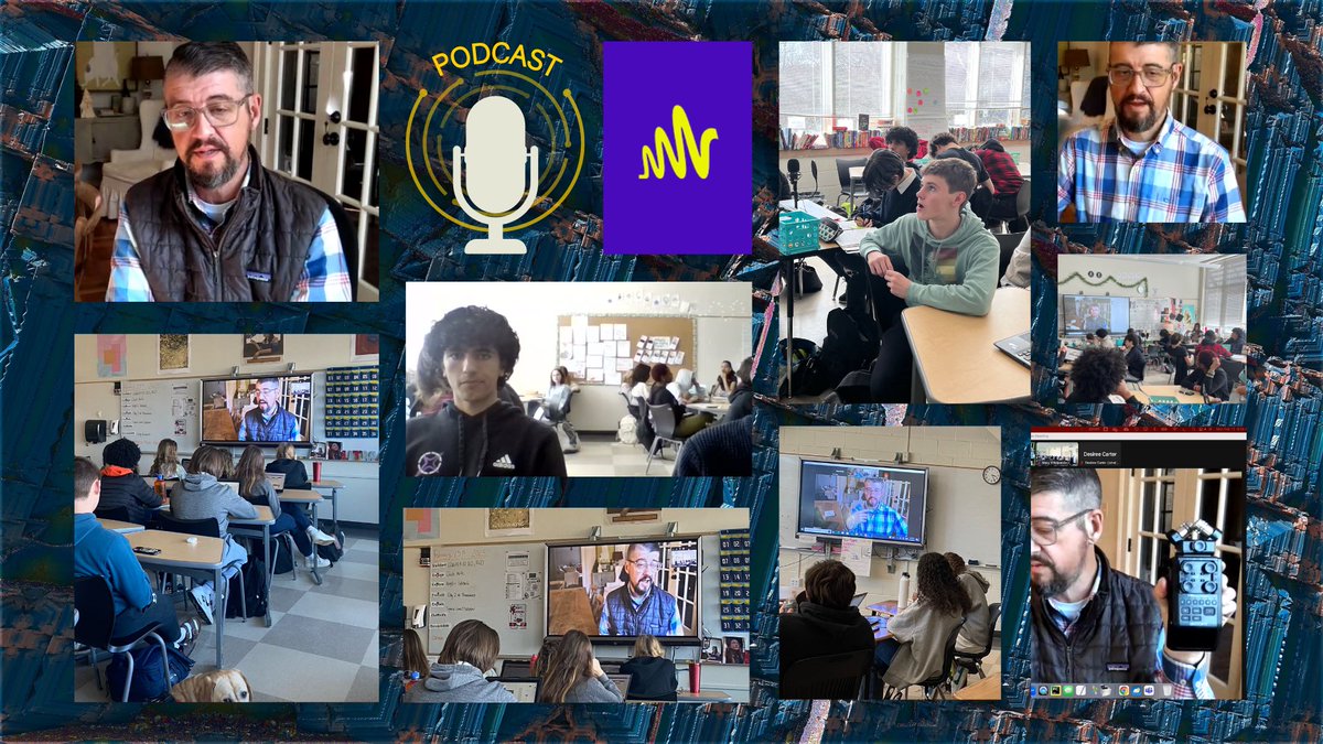 APSMidtown's tweet photo. Podcasting extraordinaire, Jason Hoch, discussed strategies & life experiences in Digital Media w/ 10th Grade ELA @MsVillalpando1 @MsAubeELA #MsCarter #nprpodcastchallenge @apsupdate @ctae_in_aps @thebetsybockman @Selenaflorence @AsstPrin_MDavis #fullSTEAMahead🚀 https://t.co/8WeeIM1Yjo