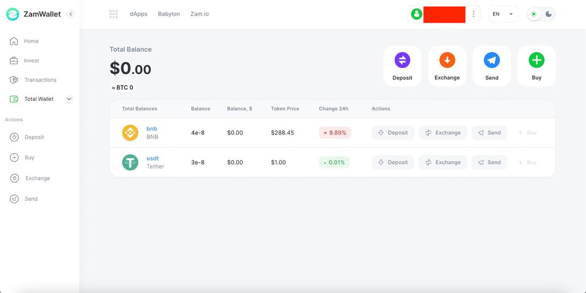 zam_io's tweet image. 😎Our developers are ready to present you the first version of the WEB version of #ZamWallet. - wallet.zam.io/wallets. 

🔥Now we are finalizing it, so don't worry, soon everything will work perfectly and many additional functions will be added. 

#crypto #DeFi #btc #bitcoin