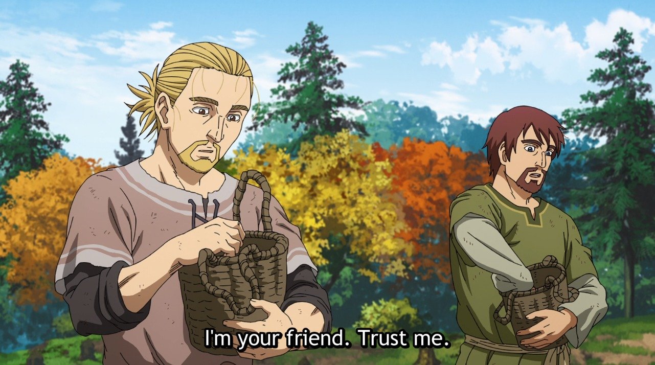 Vinland Saga Season 2 Episode 1: Einar meets Thorfinn as Slave arc begins