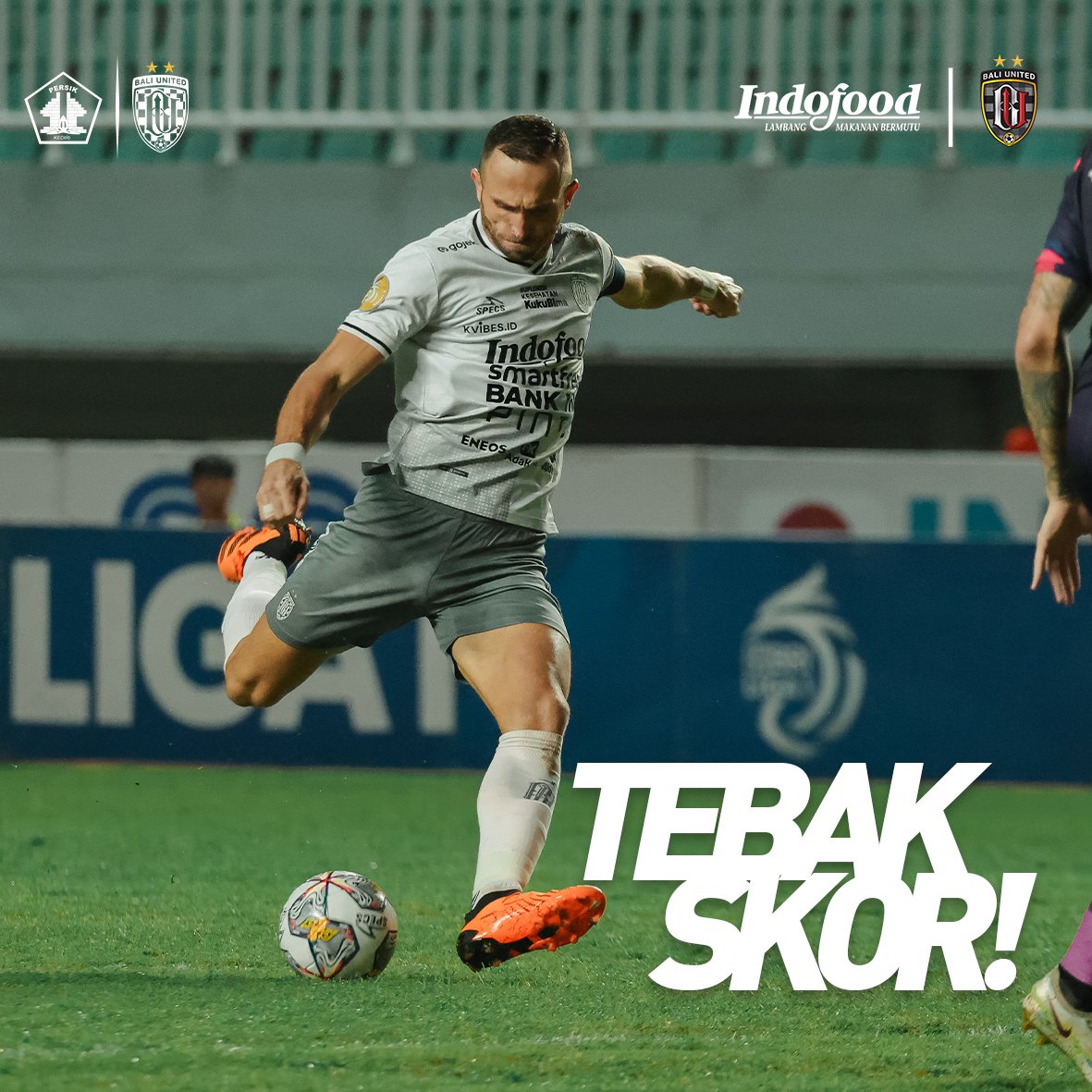 BaliUtd's tweet photo. GIVEAWAY ALERT ‼️
Yuk tebak skor Persik Kediri vs Bali United
3 pemenang beruntung akan mendapatkan merchandise dari @BaliUnitedStore
Selengkapnya https://t.co/Mi2X1tCwdm
Semoga beruntung!
_
#IndofoodxBaliUnited #BaliUnited #BreakTheLimit #Back2Back #Champions #OutS7anding https://t.co/qNpyZ7wDPt