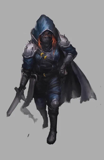 Halfling Rogue by Jeff Chen 