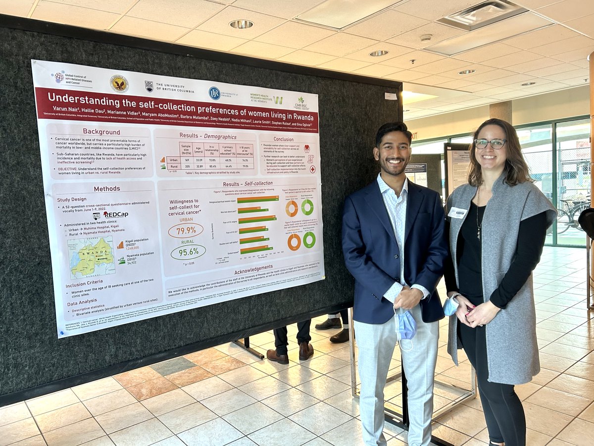 HPV_research's tweet photo. Congratulations to our trainees for their remarkable poster presentations at #GCH23, and for winning 1st and 2nd place at the Best Global Health Poster Competition! We are very luck to have you in our team. #endcervicalcancer @WomensResearch @gina_ginao @taysacre @Hallie_Dau https://t.co/svCH0yLE0r