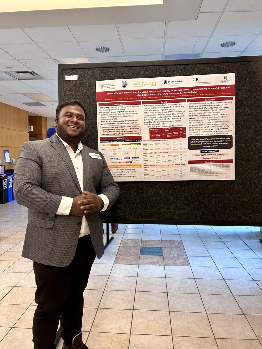 HPV_research's tweet photo. Congratulations to our trainees for their remarkable poster presentations at #GCH23, and for winning 1st and 2nd place at the Best Global Health Poster Competition! We are very luck to have you in our team. #endcervicalcancer @WomensResearch @gina_ginao @taysacre @Hallie_Dau https://t.co/svCH0yLE0r