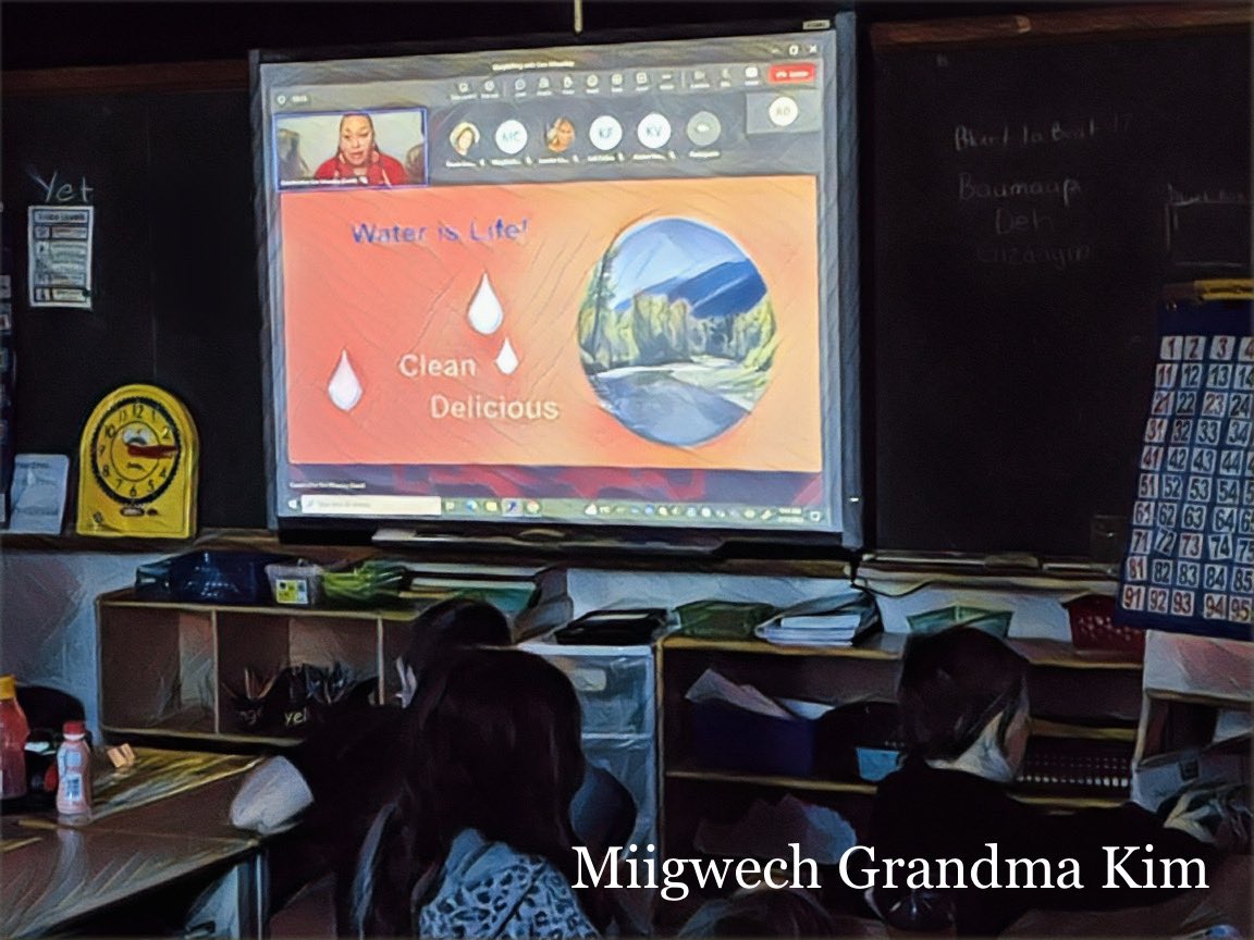 Miigwech <a href="/MrsNGooding/">Nicole Gooding</a> for providing us an opportunity to learn with Grandma Kim through storytelling! Our Gr1/2 &amp; 2/3 classes really enjoyed it!