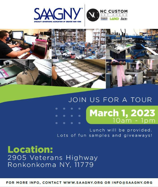 Join us for a tour of our NC Custom/Lanco facility on March 1st. Learn all about our brand new ACE USA and Fresh Beginnings lines and catch an exclusive sneak peek of all of our USA manufacturing capabilities. 

Visit ow.ly/ZkfK50MRoCq for more information and to register.