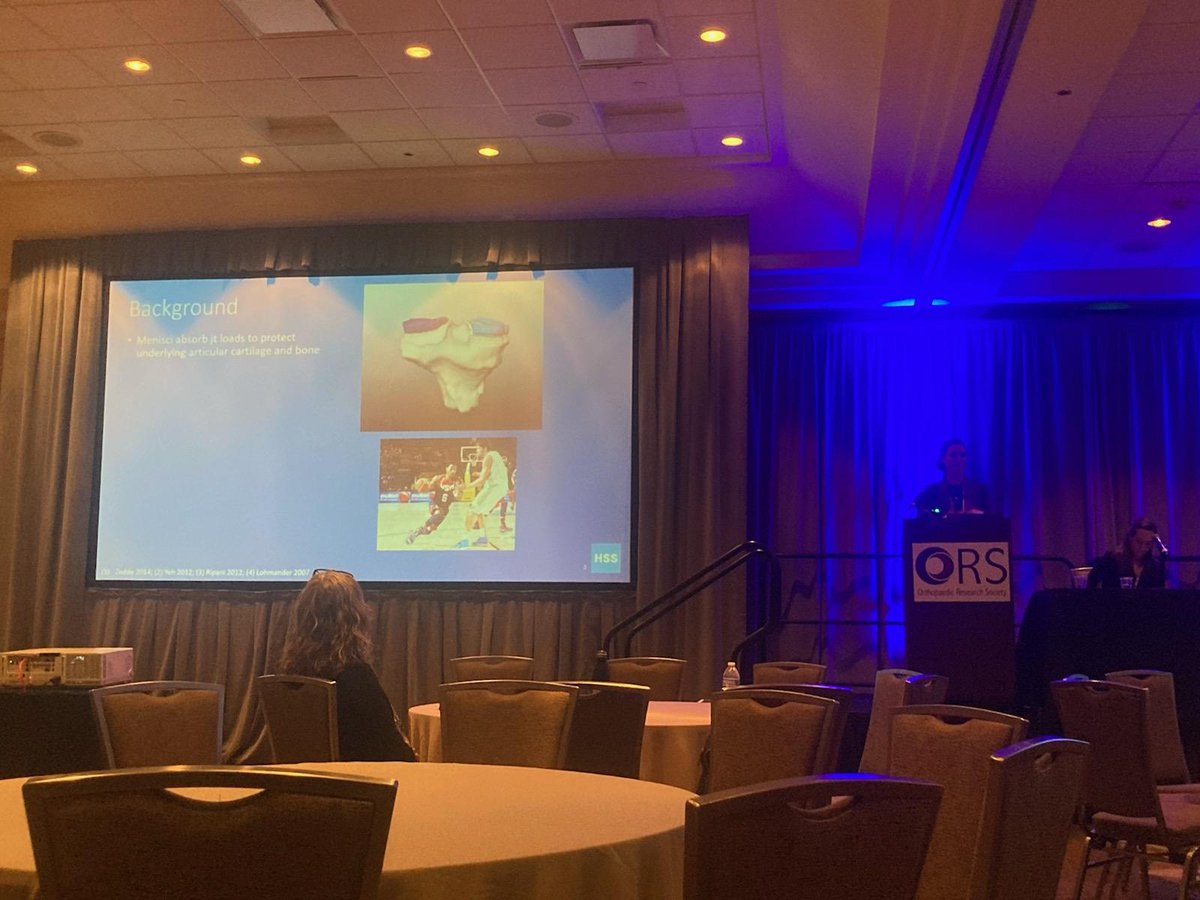 Excellent talk given by Erin Argentieri where she presented findings on meniscal T2* values in collegiate athletes.

 Awesome job!

#ORS2023
#meniscus #MRI