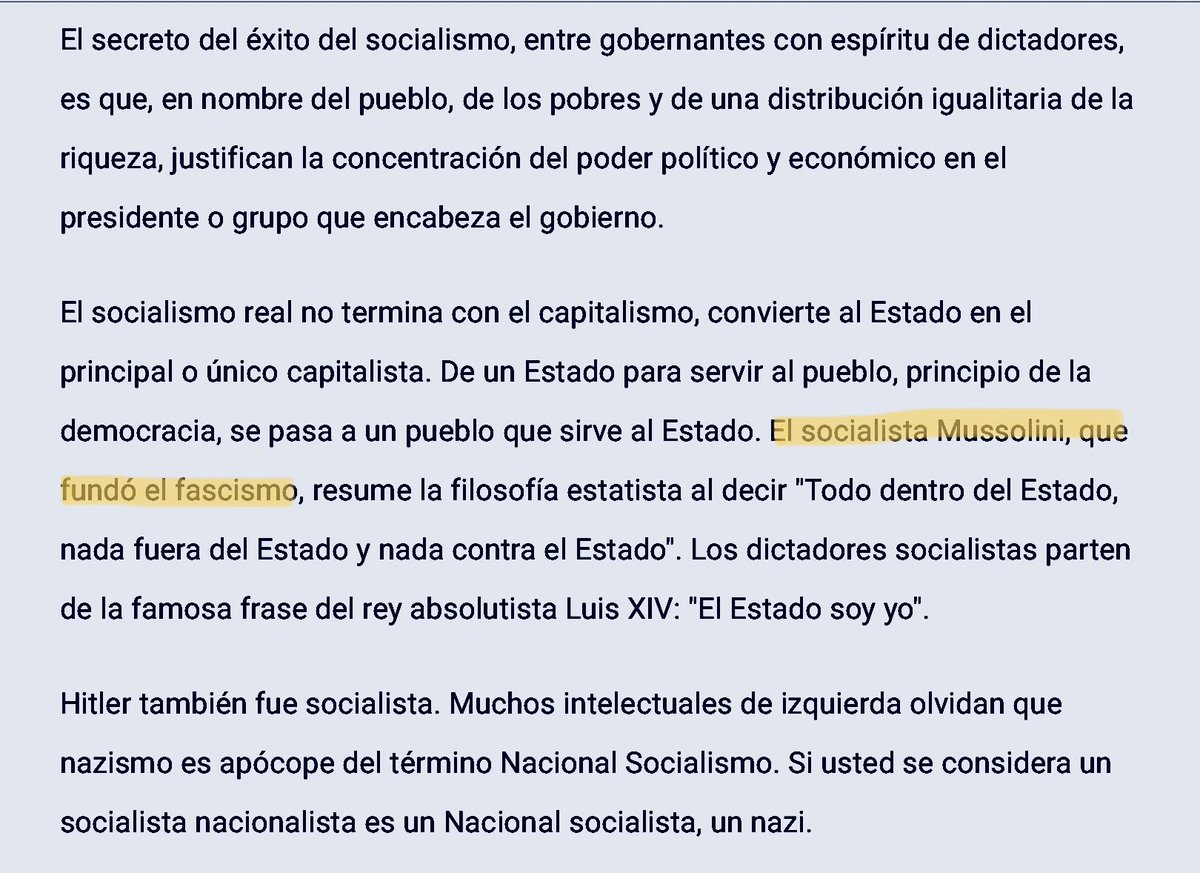fisrev's tweet photo. @VEROROMA2001 @MaxiPatriota Sobre Fascismo, Nazismo, Socialismo… https://t.co/z6D6e6ApUb