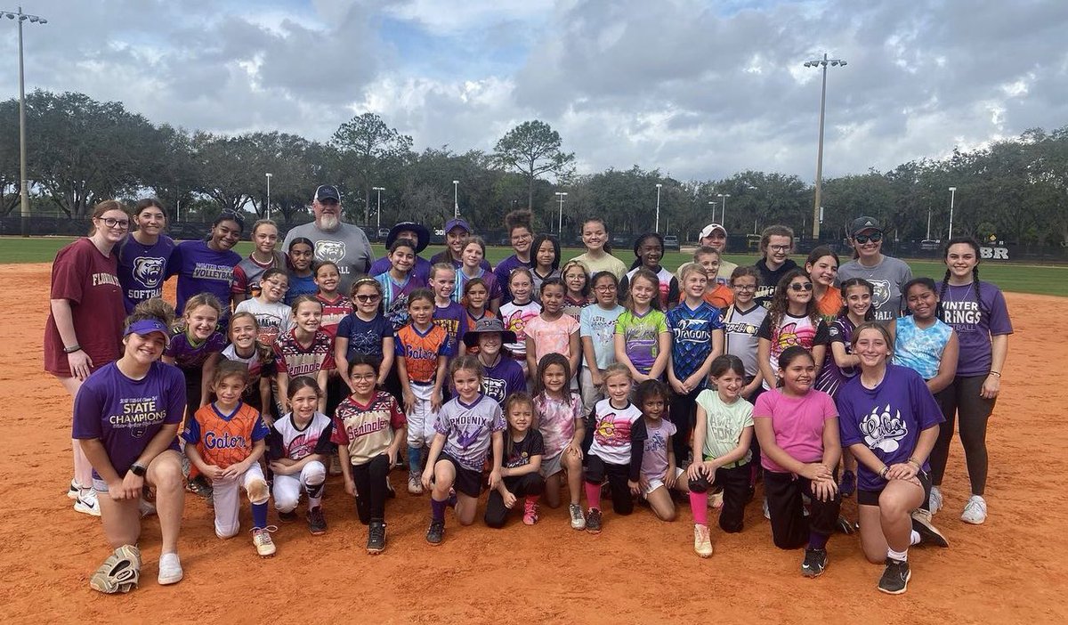 Some pics from our team <a href="/ws_softball/">WSHS Softball</a> this past weekend helping out with the girls from Babe Ruth Softball. Go Bears!  <a href="/WSBearAthletics/">WINter spRINGS ATHLETICS</a> <a href="/CoachKarlaUSF/">Karla Claudio</a> <a href="/_TimWalton/">Tim Walton</a> <a href="/Coach_AT/">Aric Thomas</a> @HattersBirle18 <a href="/StetsonHatters/">Stetson Hatters</a> <a href="/USFSoftball/">USF Softball</a> <a href="/GatorsSB/">Gators Softball</a> <a href="/CoachPetikS/">Shelby Petik</a> <a href="/FNUSOFTBALL/">Coach P</a> <a href="/Coach_Chuck32/">Charles Sardono</a>