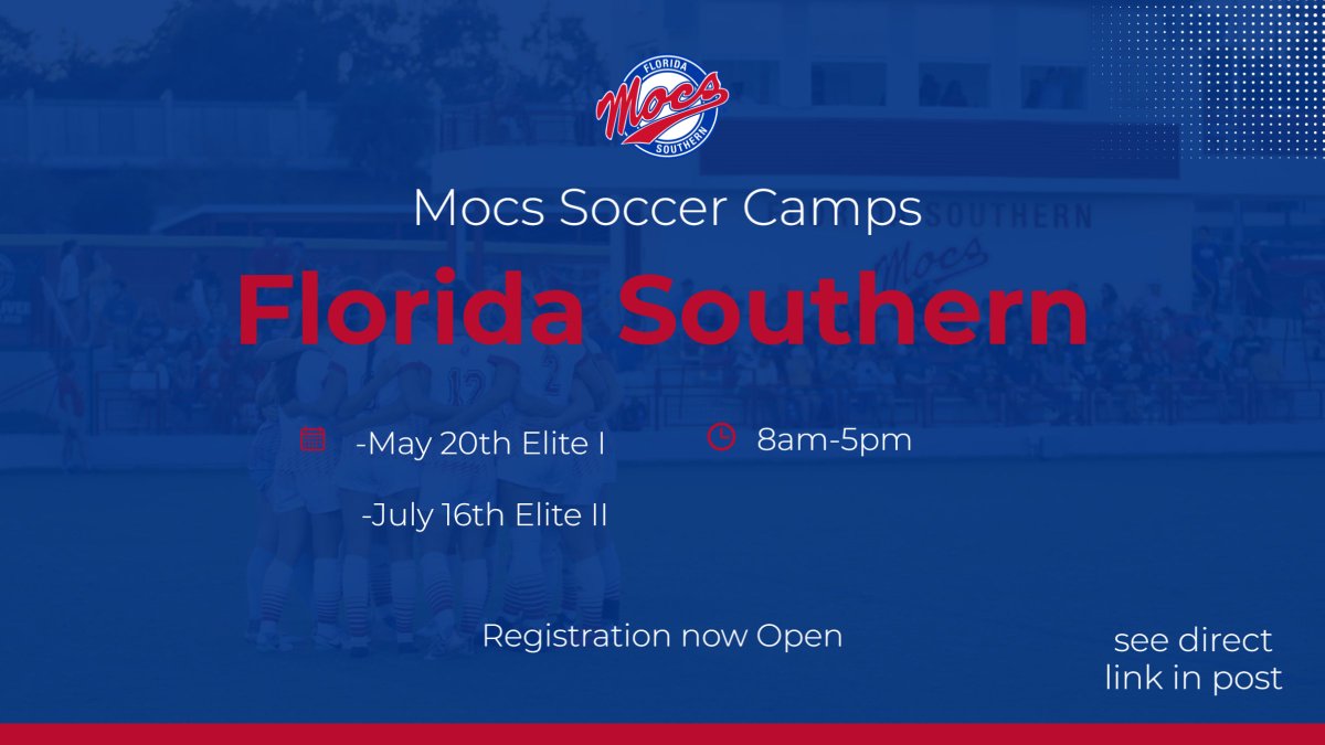 Camp Announcement: Registration now open for our Elite Camps. Two separate sessions on offer. 

registrationelite.com/floridasouther…
