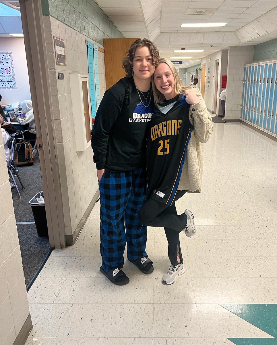 MrsAllen_ELA's tweet photo. Honored &amp; humbled by these 8th graders this morning. There are truly no words other than thank YOU to both of you for forever changing ME. I am unbelievably proud and I love you both more than words. 💙💛 https://t.co/g4RCWEV00N