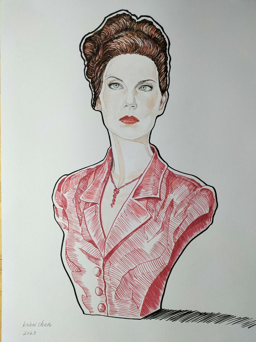 BlueBayWarrio's tweet photo. Potrait of
My💘Miss Parker🇺🇸Lady ANDREA PARKER💐🌈
Art by Me.🎨02:05 AM——07:35 🥱
I didn't copy the photo, her beauty is from my memory...
#markpen #potrait #美人画 https://t.co/Wk9MYb8umO