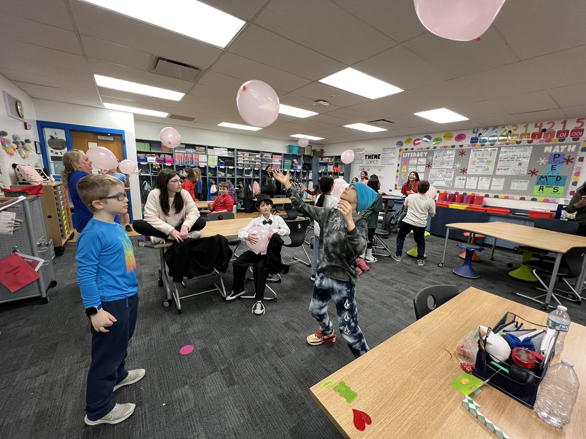 We had such a blast playing “minute to win it” games at our Valentine’s Day party! 💘 #inspire96