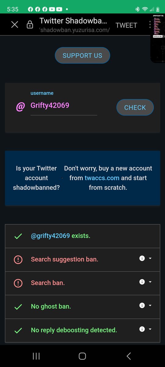 Grifty (@griftyirl) on Twitter photo Hmmm. Seems like it's not just <a href="/TheQuartering/">TheQuartering</a>. Guess they are trying to stop #FreeBrittanyVenti finally. The easy way would just be bringing her back.
<a href="/FaranBalanced/">Faran On TV</a> <a href="/ChrissieMayr/">Chrissie Mayr🇺🇸</a> <a href="/FrankP614/">Frank Pellegrino</a> <a href="/ThatUmbrella/">ThatUmbrellaGuy</a> <a href="/thatstarwarsgrl/">thatstarwarsgirl</a> <a href="/YellowFlashGuy/">Flash</a> <a href="/CAMELOT331/">CAMELOT331 (Discount Chris Pratt)</a> Hmmm. Seems like it's not just <a href="/TheQuartering/">TheQuartering</a>. Guess they are trying to stop #FreeBrittanyVenti finally. The easy way would just be bringing her back.
<a href="/FaranBalanced/">Faran On TV</a> <a href="/ChrissieMayr/">Chrissie Mayr🇺🇸</a> <a href="/FrankP614/">Frank Pellegrino</a> <a href="/ThatUmbrella/">ThatUmbrellaGuy</a> <a href="/thatstarwarsgrl/">thatstarwarsgirl</a> <a href="/YellowFlashGuy/">Flash</a> <a href="/CAMELOT331/">CAMELOT331 (Discount Chris Pratt)</a>