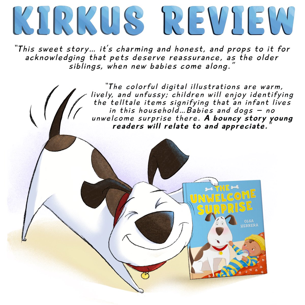 @KirkusReviews Thank you for the love and thank you to everyone who worked on this beautiful book @MacKidsBooks @Foyinsi_Pub @erinssiu @Natalie_Lakosil and the @FeiwelFriends team!  You all Rock!#bookreviews #kidlit #BookRecommendations #PictureBooks #newbaby #babybook #books