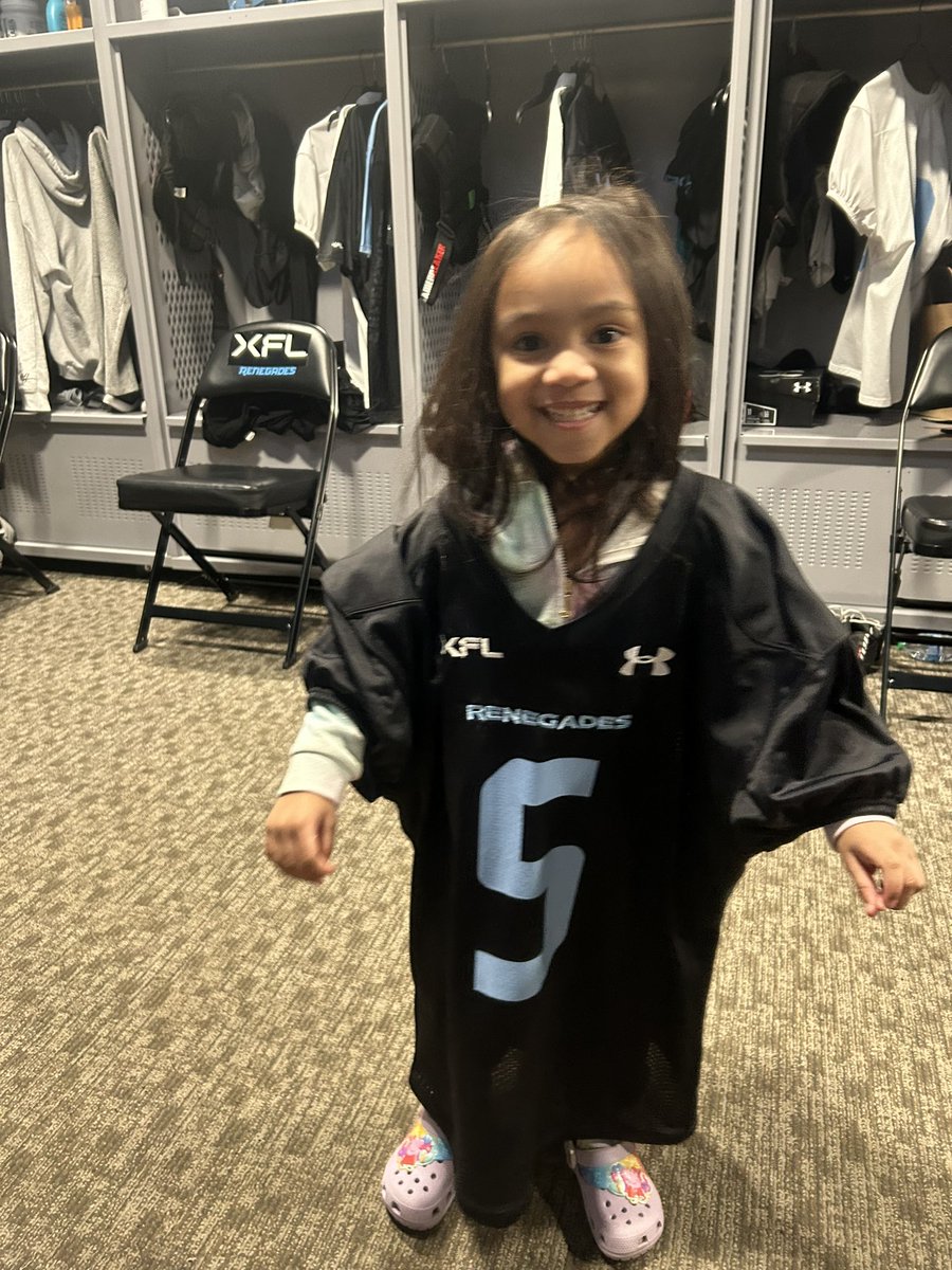 My baby said it’s game week <a href="/XFLRenegades/">Arlington Renegades</a>