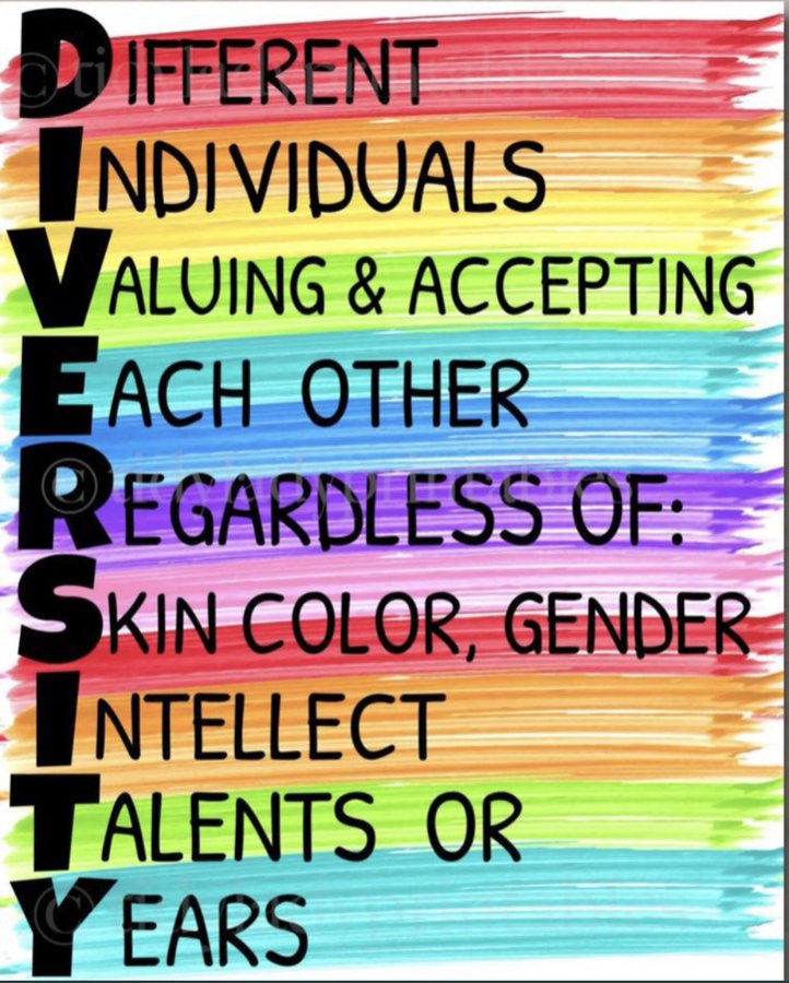 #Diversity is.. #JoyTrain #Joy #Love #Kindness #MentalHealth #Mindfulness #Quote #Mindset #IDWP #IQRTG #Blessed #Quotes #WednesdayThoughts #WednesdayMotivation #WednesdayWisdom #WellnessWednesday RT @bab_102
