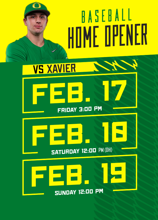 OregonBaseball's tweet photo. 𝐉𝐮𝐬𝐭 𝟑 𝐃𝐚𝐲𝐬 𝐀𝐰𝐚𝐲

First pitch for the 2023 season is in exactly 72 hours. Get your tickets now! 

Tickets | https://t.co/vW4lteEJTc

#GoDucks | #SeeYouAtPK https://t.co/xIWd1WRgO2