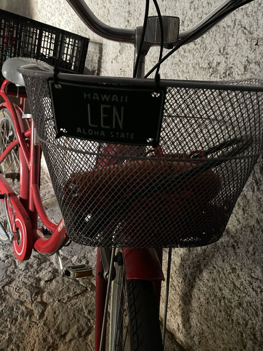 Pipsita's tweet photo. Hay un lugar en el infierno para el hijo de p*ta que se robó mi bici hoy del estacionamiento de Dakota 95. Los de seguridad no sirven para un carajo.  Tenía candado. Si la ven tiren paro porfa. Lo que más me importa es la placa que trajo mi papá de Hawai’i hace años 😞 https://t.co/ylRhxYvn4U