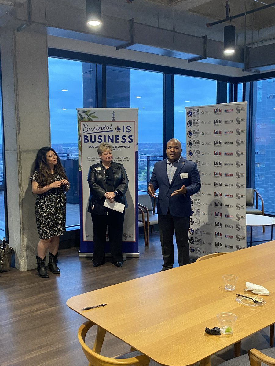 It was an honor speaking at the LGBTQ+ Chamber of Commerce welcome reception to help kick things off for their chamber days of action! #txlege #businessisbusiness #txlege #lgbtqbiz #lgbtbe