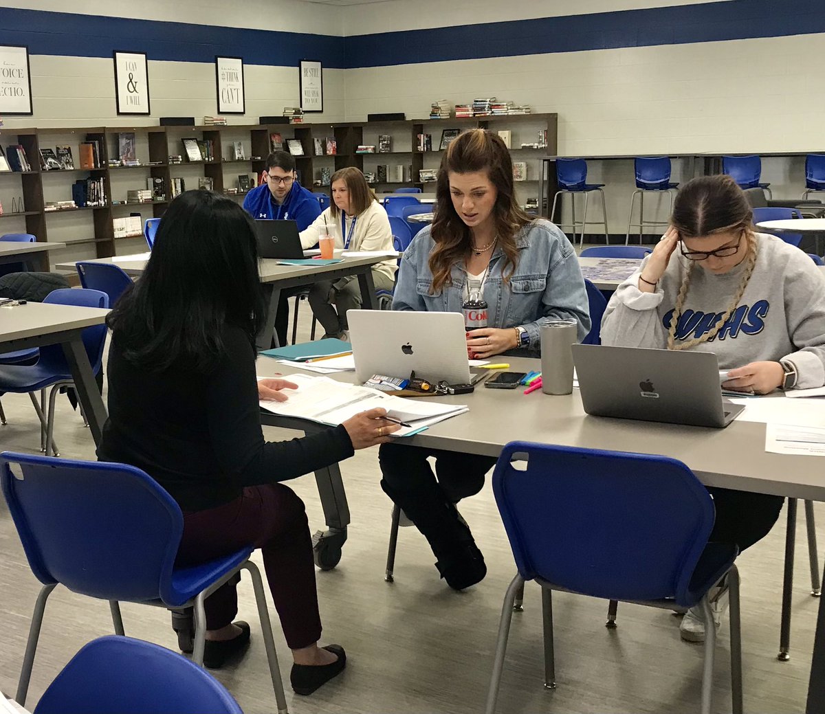 smiller_educ8or's tweet image. Thoroughly enjoyed starting off the week by helping to facilitate a math PLC meeting this morning (I ❤️ their meeting norms). Teachers used Fall EOC data and @Instructure MasteryConnect to turn standards analysis into student activities. #PLCatWork #ROCvision @teach_with_bono