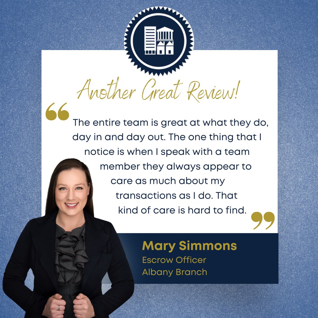 FidelityTitleOR's tweet photo. “That kind of care is hard to find.” Great work to our stellar Escrow Officers!💯
.
#anothergreatreview #greatwork #escrowofficer #fidelitynationaltitle #oregonrealestate https://t.co/9NFzADsJGS