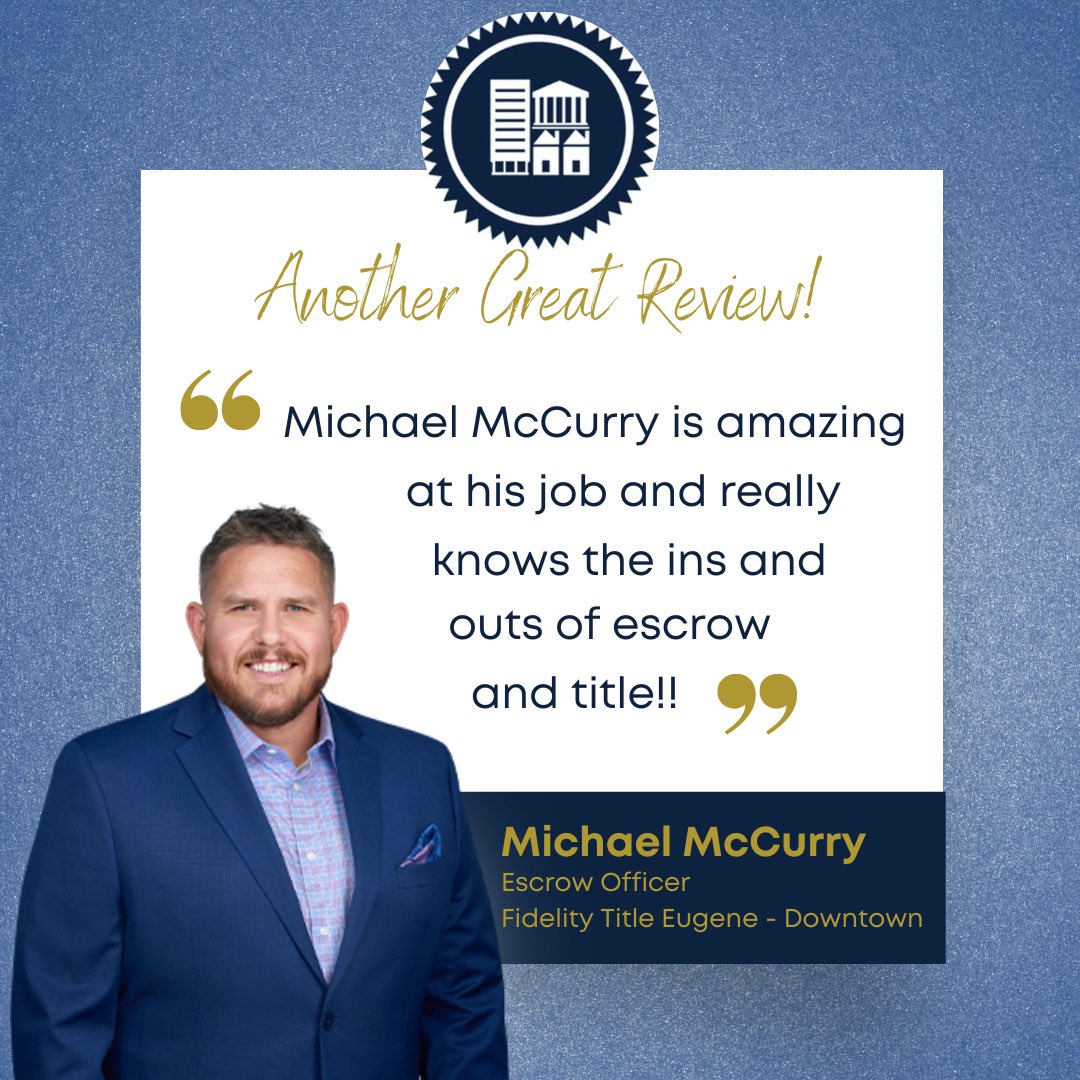 “That kind of care is hard to find.” Great work to our stellar Escrow Officers!💯
.
#anothergreatreview #greatwork #escrowofficer #fidelitynationaltitle #oregonrealestate