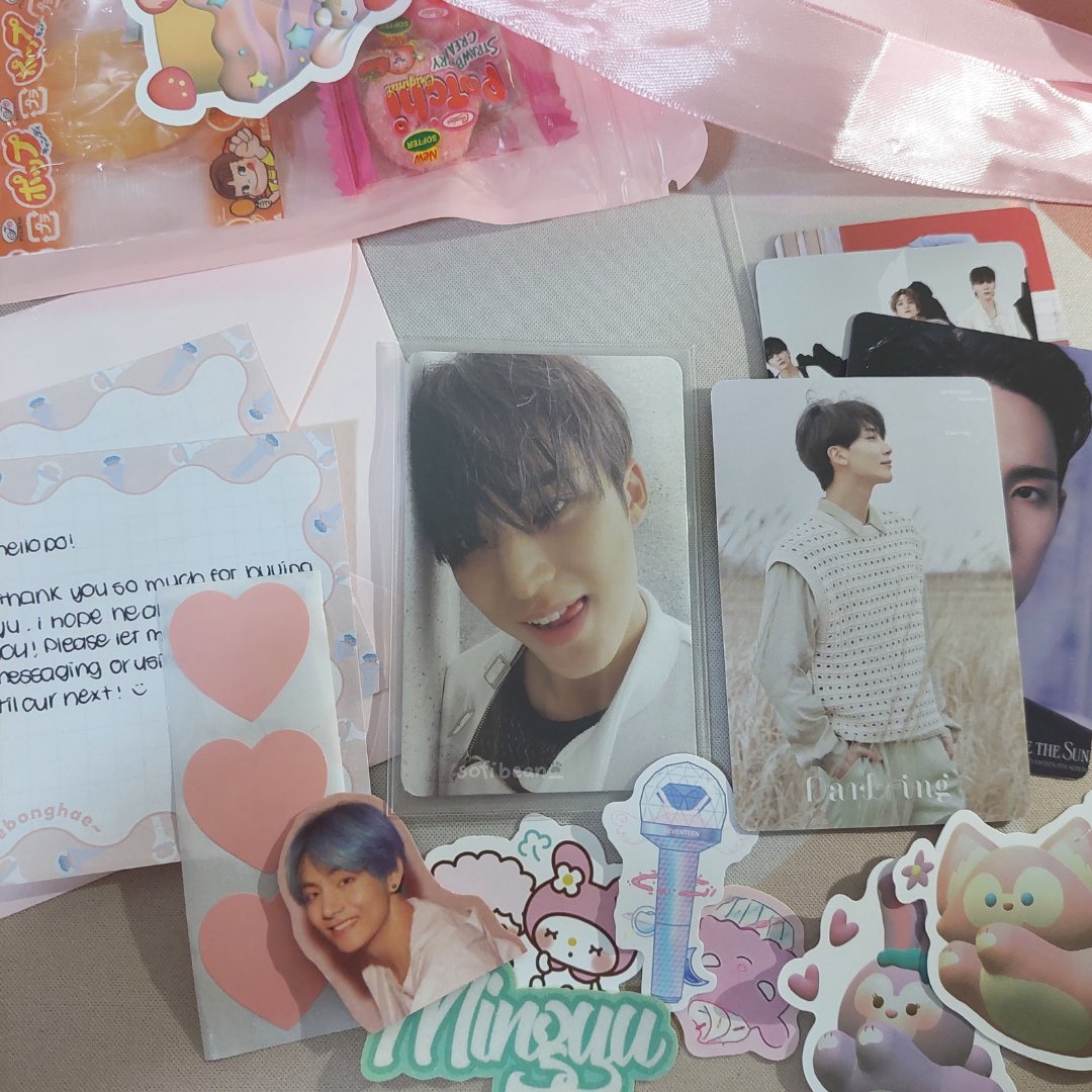 sofibean_'s tweet photo. β π #sofibean_mails #worubacks
super nice ng packaging and freebies huhu π«Άπ» thank you so much @wobibe for bringing mingyu home β‘ https://t.co/fruENuutu3