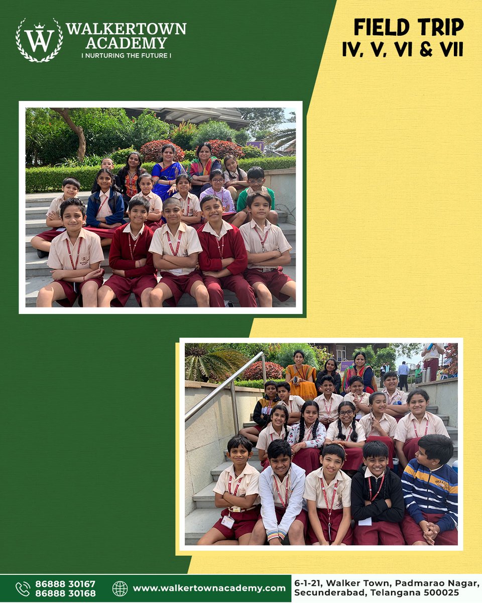WalkertownA's tweet photo. Exploring the World Beyond the Classroom!

Leaving no stone unturned in their quest for #knowledge and growth. 

A bonding #experience that will stay with them for a lifetime, this trip is about fostering a love for #learning and creating memories that will never fade. https://t.co/lCgRrG3iTw