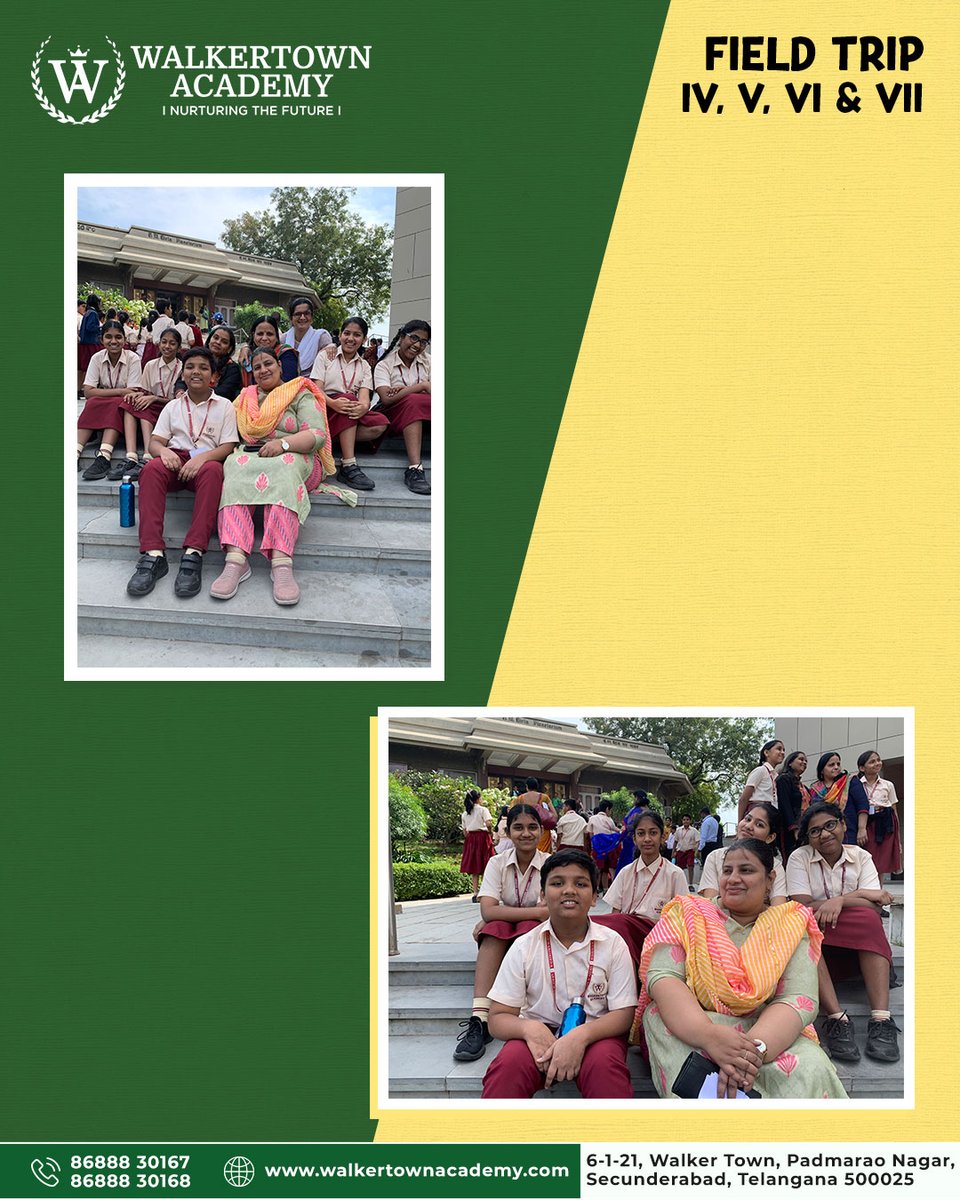 WalkertownA's tweet photo. Exploring the World Beyond the Classroom!

Leaving no stone unturned in their quest for #knowledge and growth. 

A bonding #experience that will stay with them for a lifetime, this trip is about fostering a love for #learning and creating memories that will never fade. https://t.co/lCgRrG3iTw