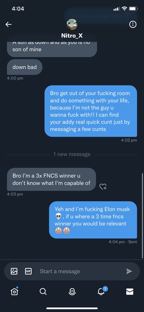 XoticcAU's tweet photo. Bro what’s up with literal npcs messaging me bruh 💀💀💀 https://t.co/Psb5IPpq7y