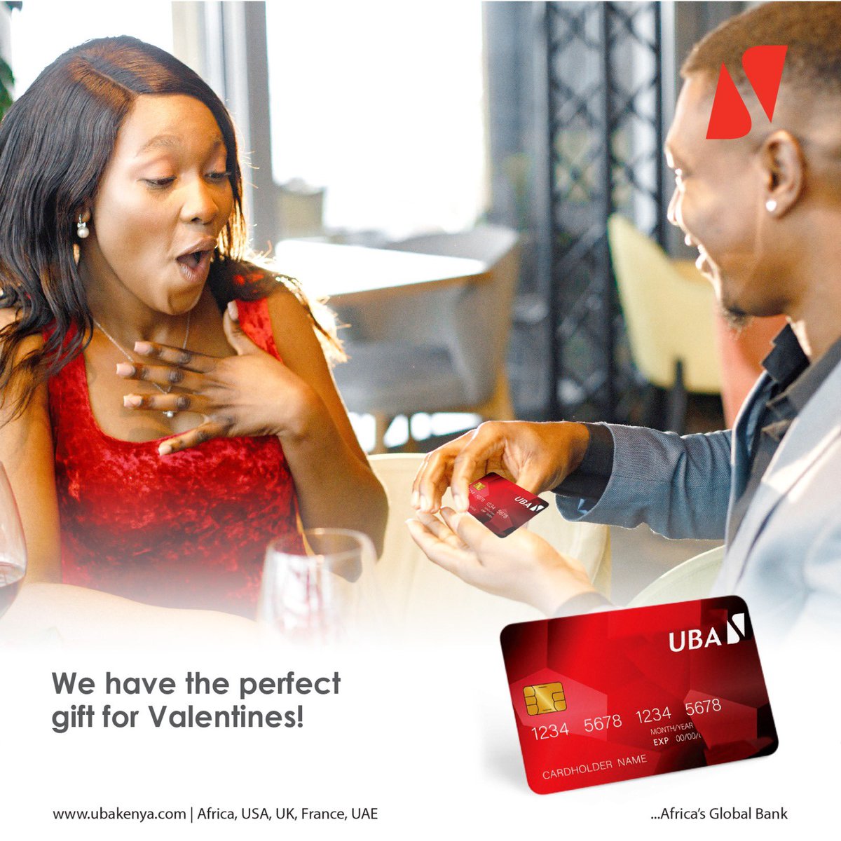 With a UBA Card, you can travel anywhere, without carrying much money if you have this card. Being the most accepted method of payment, you can use a credit card to pay anything.

Get yours today Link: ubakenya.com/personal-banki…

 #SayItWithUBAPrepaid
