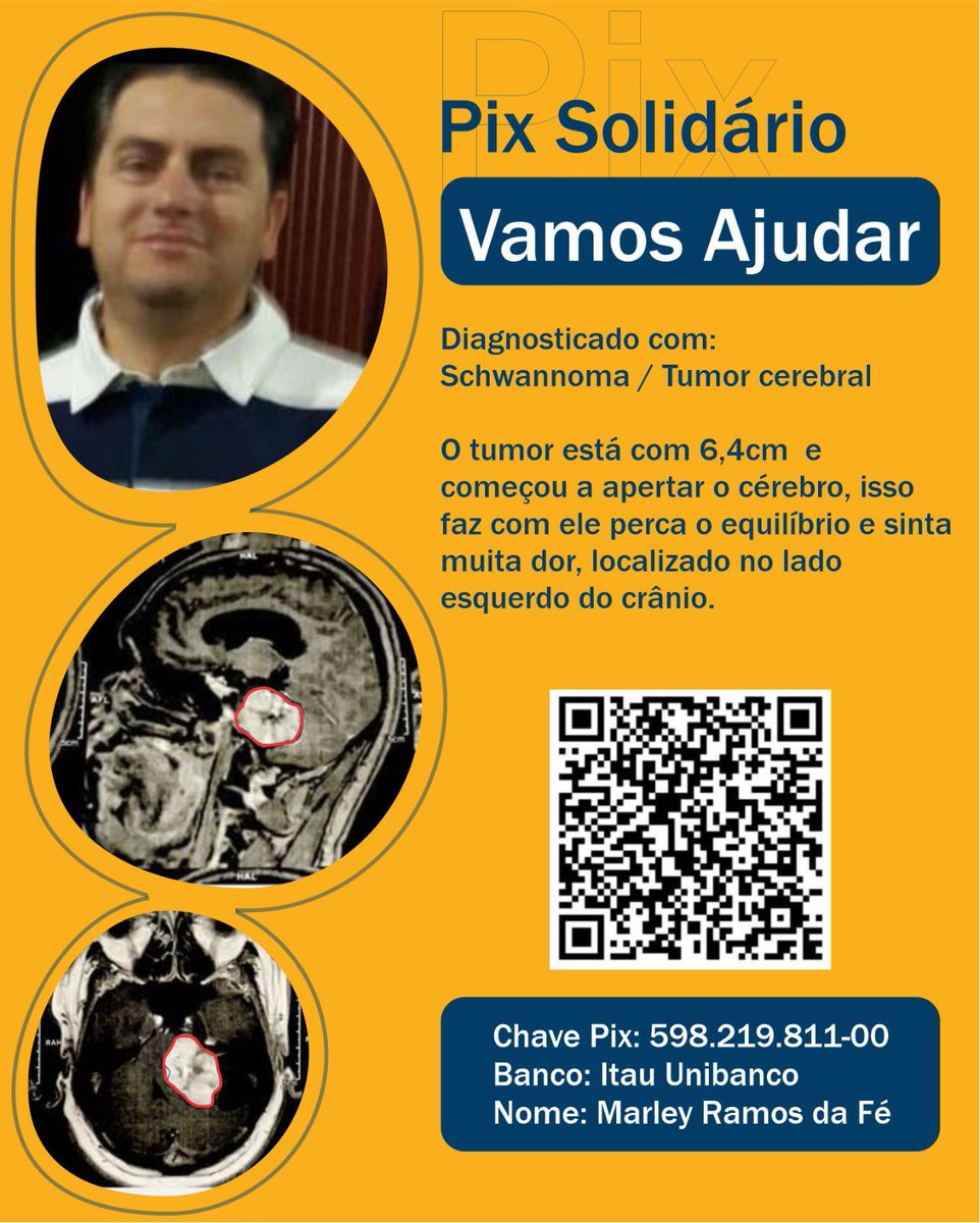 ramoss_tt's tweet photo. Boa noite, quem puder dar rt ou ajudar com qualquer valor, para que meu pai possa realizar essa cirurgia para a retirada do tumor cerebral. Desde já agradeço a todos que puderem ajudar de alguma maneira. 🙏🏻🙏🏻🙌🏻 https://t.co/bUvZB3O5Tk