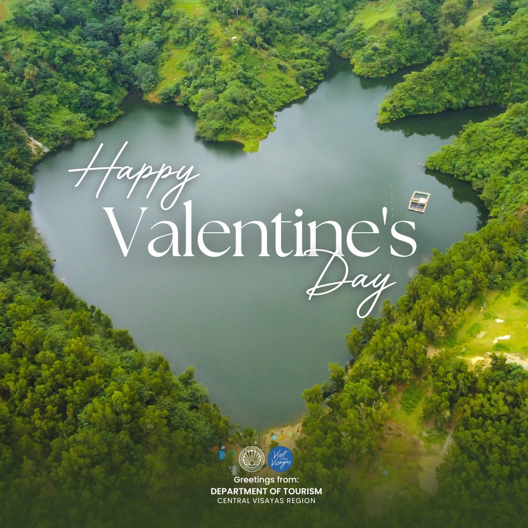 Here's to our love of travel. Experience love at the center of the Philippines, Visit Central Visayas.
 
Valentine's Day greetings from the Department of Tourism, Central Visayas Region.

@TourismPHL 

#ValentinesDay #ValentinesDay2023 #VisitCentralVisayas #MoreFunAwaits